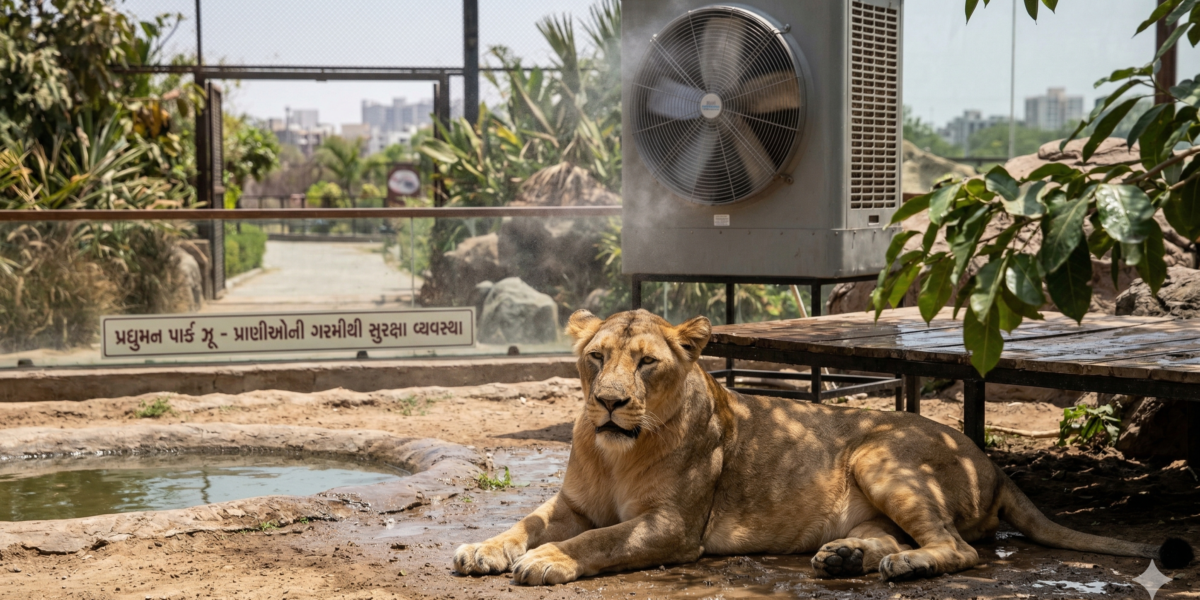 રાજકોટમાં આકરી ગરમીની શરૂઆત: પારો ૪૨ ડિગ્રીને પાર, મહાનગરપાલિકાએ પશુ-પક્ષીઓ માટે શરૂ કરી ખાસ વ્યવસ્થા