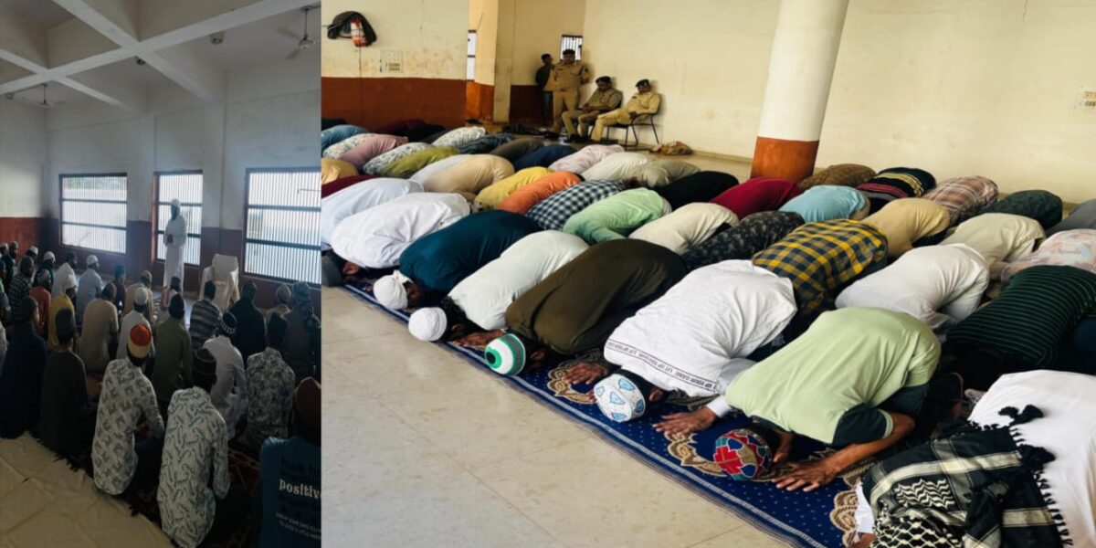 મોરબી સબ જેલમાં બંદીવાન ભાઈઓએ ઈદની નમાજ અદા કરી, એકતા અને ભાઈચારાનો સંદેશ ગુંજ્યો