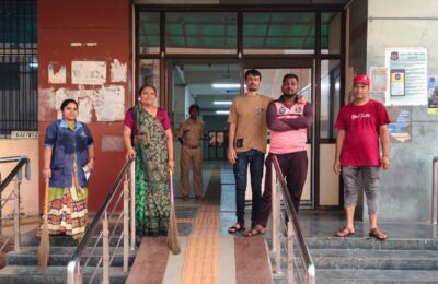 વાંકાનેર SDH માં સ્વચ્છતાનો નવો માપદંડ