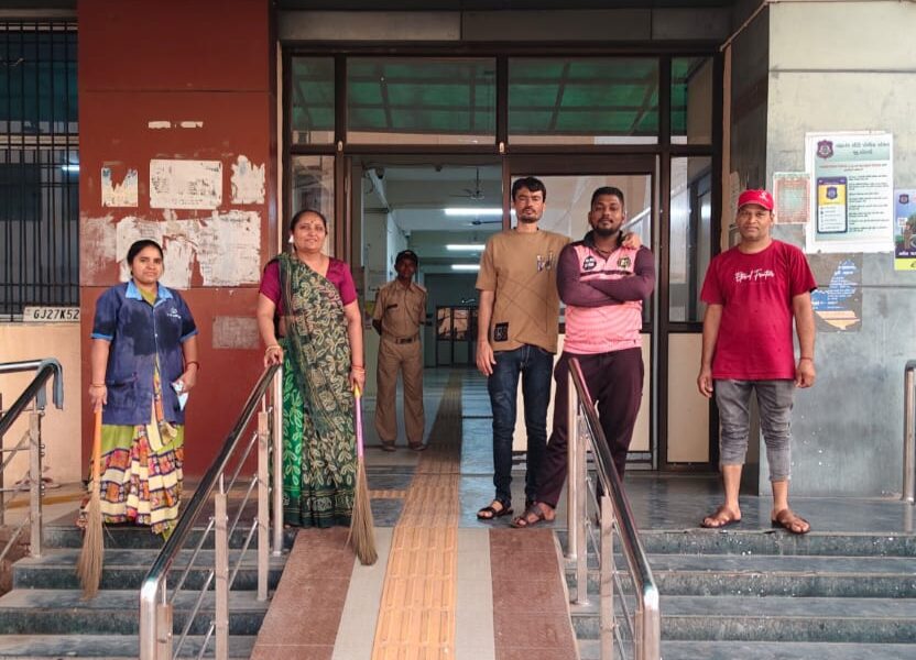 વાંકાનેર SDH માં સ્વચ્છતાનો નવો માપદંડ