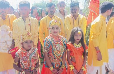 બેટી રામપરામાં ભવ્ય ધાર્મિક મહોત્સવ: રામજી મંદિર નિર્માણ બાદ રામ દરબાર અને હનુમાનજીની મૂર્તિઓનો શોભાયાત્રા સાથે વિધિવત્ સ્થાપન કાર્યક્રમ