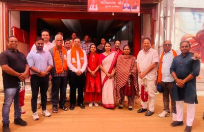 ભાજપે મણિનગર વોર્ડના ઉમેદવારોના નામ કર્યા જાહેર: હર્ષ અને ઉલ્લાસ સાથે ફોર્મ ભરતા ઉમેદવારો