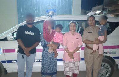 ઘરેથી નીકળી ગયેલી મહિલાનું પતિ સાથે મિલન કરાવતી અભયમ ટીમ મોરબી