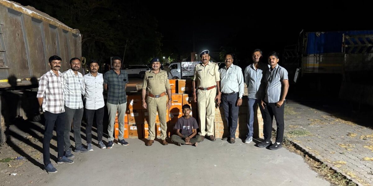 મોરબી પોલીસની મોટી કાર્યવાહી: ગુલાબનગરમાંથી ₹૫૭.૪૩ લાખનો મુદ્દામાલ જપ્ત, ૯૯૨૪ બોટલ દારૂ સાથે એક ઝડપાયો