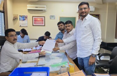 રાતીદેવળી સીટ પર કોંગ્રેસનો દમદાર દાવ: ફારૂકભાઈ કડીવારએ ઉમેદવારી નોંધાવી