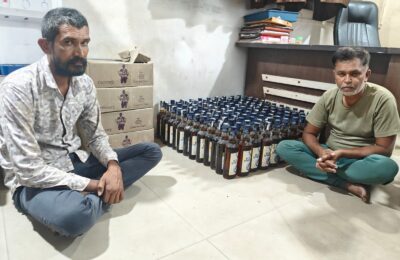 હળવદ પોલીસની સફળ કામગીરી: કેદારીયા ગામની સીમમાંથી વિદેશી દારૂ ઝડપાયો
