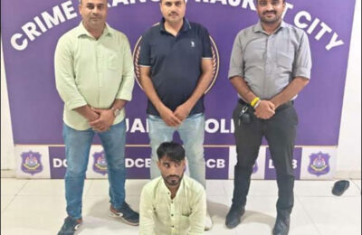 દિવાનપરા મચ્છો માતા મંદિર ચોરીનો કલાકોમાં ભેદ ઉકેલાયો ક્રાઇમ બ્રાન્ચની સતર્કતા અને ઝડપી તપાસથી રીઢો ગુનેગાર ઝડપાયો