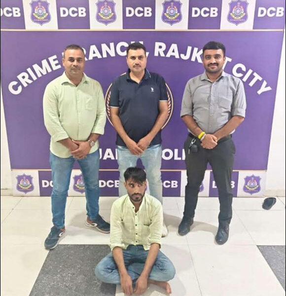 દિવાનપરા મચ્છો માતા મંદિર ચોરીનો કલાકોમાં ભેદ ઉકેલાયો ક્રાઇમ બ્રાન્ચની સતર્કતા અને ઝડપી તપાસથી રીઢો ગુનેગાર ઝડપાયો